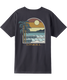 The O'Neill Men's Glassy Days Tee in Black The O'Neill Men's Glassy Days Tee in Black