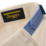 Seager Los Rios Corduroy Snapback Hat in Cream and Blue back view