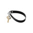 O-Venture Wristlet Loop Keychain in Black front view