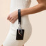 O-Venture Wristlet Loop Keychain in Black leather loop detail