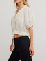 Free People Women's Little Cloud Shirt in Clean Ivory