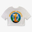 Because Weekend Women's Austin Boot Cropped Tee in Vintage White Because Weekend Women's Austin Boot Cropped Tee in Vintage White
