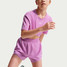 Nike Girls' One 2in1 3in Shorts in Magenta/ White