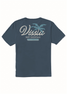 The Vissla Men's Essentials Tee in Dark Denim