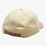 TYLER'S Texas Two Tone Snapback Cap White and Pink back view