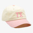 TYLER'S Texas Two Tone Snapback Cap White and Pink right view