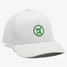 Racquet & Jog Golf Performance Snapback Hat White right view