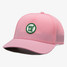 Racquet & Jog Golf Performance Snapback Hat Pink left view