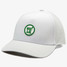 Racquet & Jog Golf Performance Snapback Hat White left view