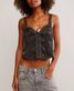 Free People Women's Tell Me More Tank Top in Black Free People Women's Tell Me More Tank Top in Black
