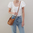 Hobo Lexi Crossbody Bag in Warm Honey side detail