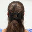 Teleties Medium Flat Rectangle Hair Clip in Jet Black