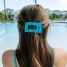 Teleties Medium Flat Rectangle Hair Clip in Splash Zone
