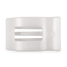 Teleties Large Flat Rectangle Hair Clip in Coconut White