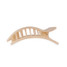 Teleties Large Flat Rectangle Hair Clip in Soft Surf Tan