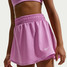 Nike Girls' DRI-FIT High Rise Shorts in Magenta/White front view