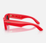 Ray-Ban Wayfarer Puffer Sunglasses Red front view