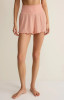 Z Supply Women's Dawn Smocked Shorts Bellini front