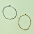 Pura Vida Harper Paperclip Chain Anklet close-up