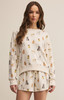 Z Supply Women's Elle Pup Long Sleeve Top Z Supply Women's Elle Pup Long Sleeve Top
