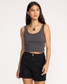 Billabong Women's Goddess Knit Tank top in Black sands Billabong Women's Goddess Knit Tank top in Black sands