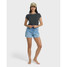 Billabong Women's Daily Tee Short Sleeve Knit Top in Black Sands front