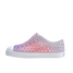 Native Little Kids' Jefferson Print Shoes in Shell White/Barely Taro Blur front view