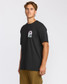 Billabong Men's Portal Premium T-Shirt in Washed Black front