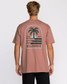 Billabong Men's Portal Premium T-Shirt in Dusty Rose back