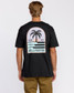 Billabong Men's Portal Premium T-Shirt in Washed Black back
