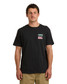 Billabong Men's Crayon Wave Premium T-Shirt in Washed Black front view