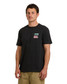Billabong Men's Crayon Wave Premium T-Shirt in Washed Black back view