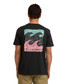 Billabong Men's Crayon Wave Premium T-Shirt in Washed Black side view