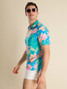 The Chubbies Men's Performance Polo in Bright Blue