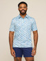 Chubbies Men's Performance Polo The Miami Mosaic detail