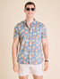 Chubbies Men's Resort Weave Friday Shirt in Dusty Blue