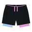 Chubbies Boys' Ultimate Training Shorts in The Pacific Grid One Leg Two Legs