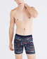 Saxx Men's Vibe Xtra 2-Pack Boxer Briefs in Rough Terrain/Black