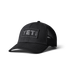 YETI Logo Patch Low Pro Trucker Hat in Black YETI Logo Patch Low Pro Trucker Hat in Black