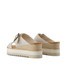 TOMS Women's Diana Mule Buckle Wedge Sandals in Natural Tan sole view