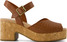 The TOMS Women's Isla Peep Toe Heeled Sandals in Amber Brown The TOMS Women's Isla Peep Toe Heeled Sandals in Amber Brown
