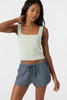 O'Neil Women's Vanessa Stripe Top in Seafoam O'Neil Women's Vanessa Stripe Top in Seafoam