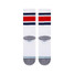 Stance Boyd Crew Socks in White and Red alternate view