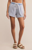 Z Supply Women's Hunter Knit Denim Shorts in Washed Indigo Z Supply Women's Hunter Knit Denim Shorts in Washed Indigo