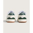 The Vans Lowland 2.0 Shoes in Vintage White and Emerald