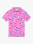 Chubbies Boys' Performance Polo in The Great Pink Shark