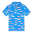 Chubbies Boys' Performance Polo in The Get Schooled front view