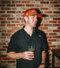 Classic Cowboy The Bevo Snapback Hat in Burnt Orange back view