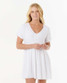 Rip Curl Women's Premium Surf Dress in White detail view