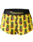 ChicknLegs Women's Pineapple Express 1.5" Split Running Shorts ChicknLegs Women's Pineapple Express 1.5" Split Running Shorts